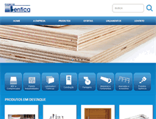 Tablet Screenshot of madeirasbenfica.com.br
